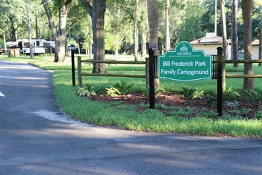 Family campground at Bill Frederick Park