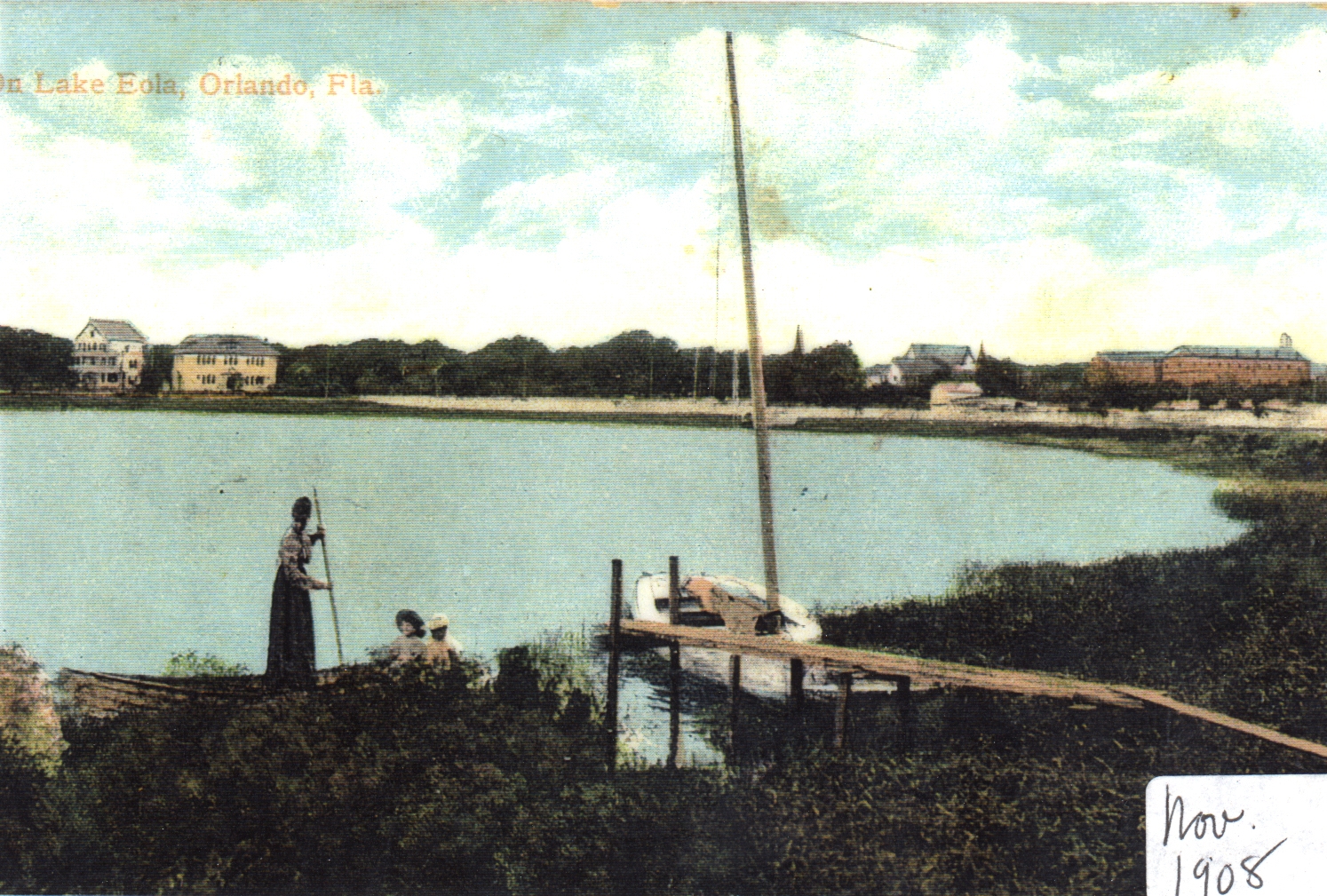 Lake Eola in 1908